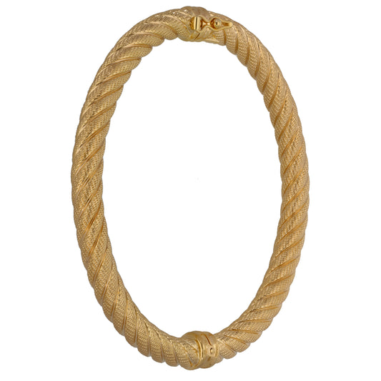 9ct Gold Hinged/Clasp Bangle