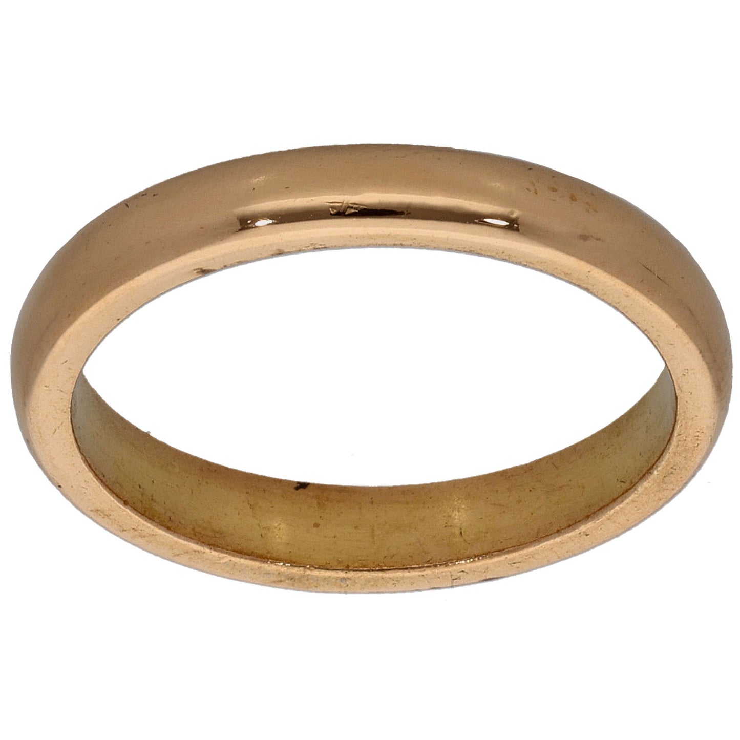22ct Gold Plain Wedding Ring Size M