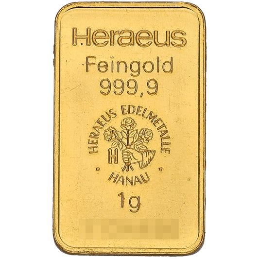 24ct 1g Gold Bar
