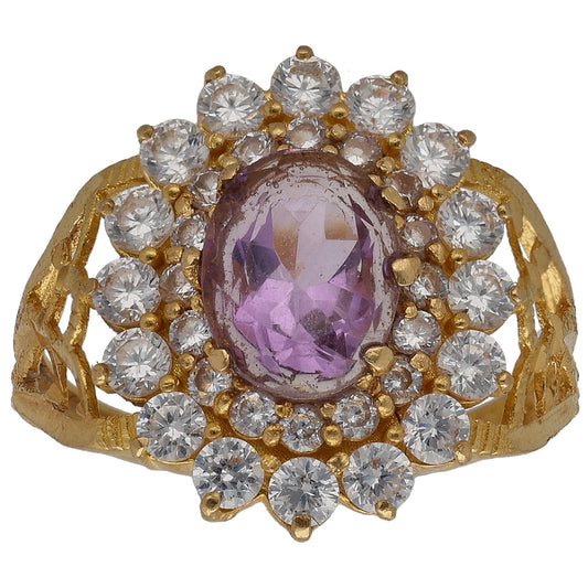 22ct Gold Imitation Dress/Cocktail Ring Size O