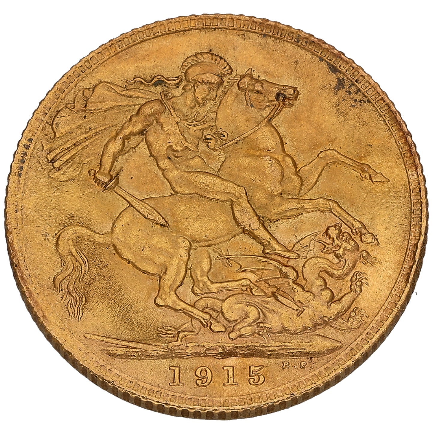 22ct Gold King George V Full Sovereign Coin 1915