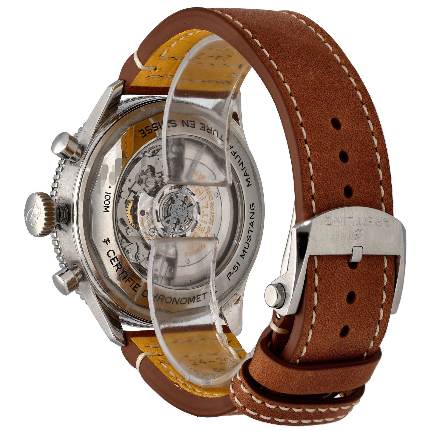 Breitling Super Avi AB0445 46mm Stainless Steel Watch