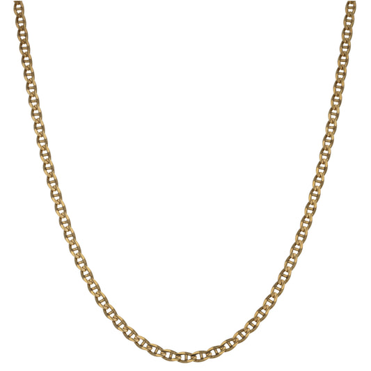 9ct Gold Anchor Chain 18"
