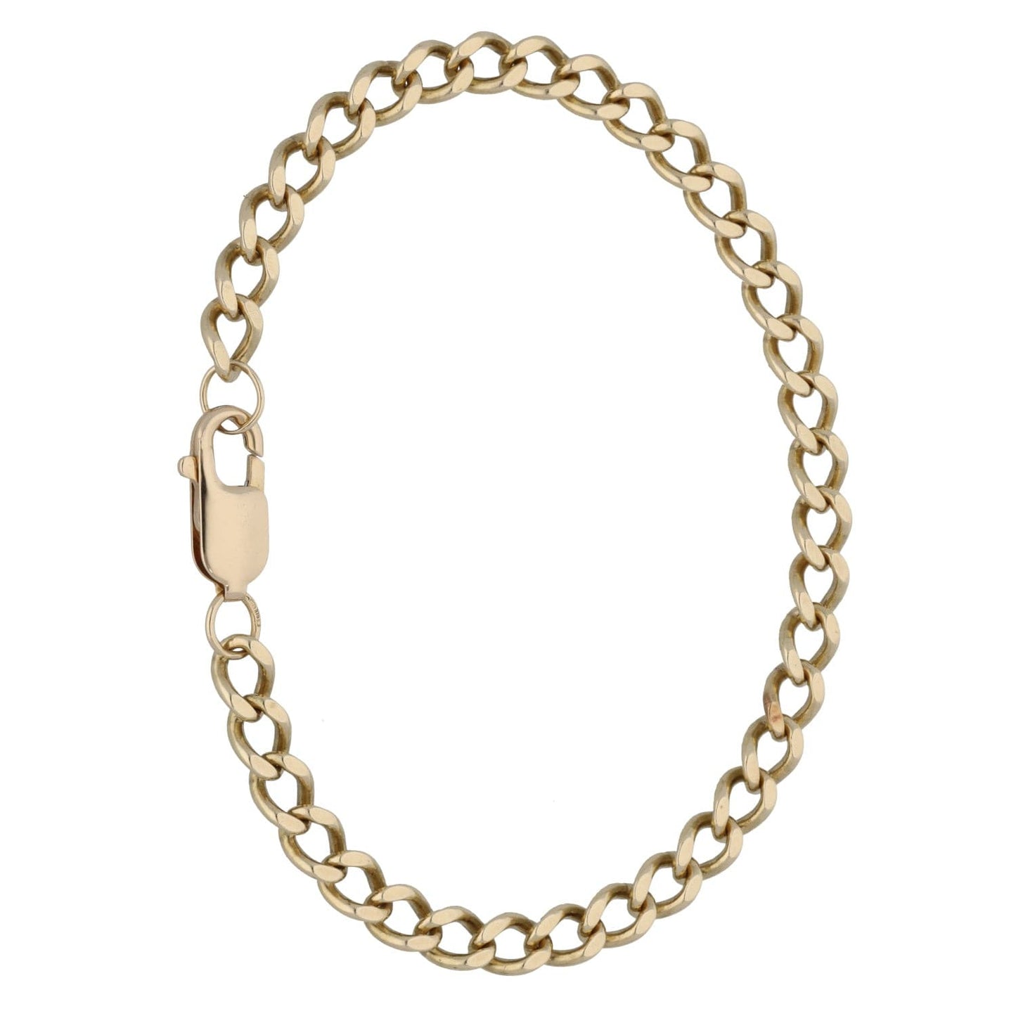 9ct Gold Ladies Curb Bracelet