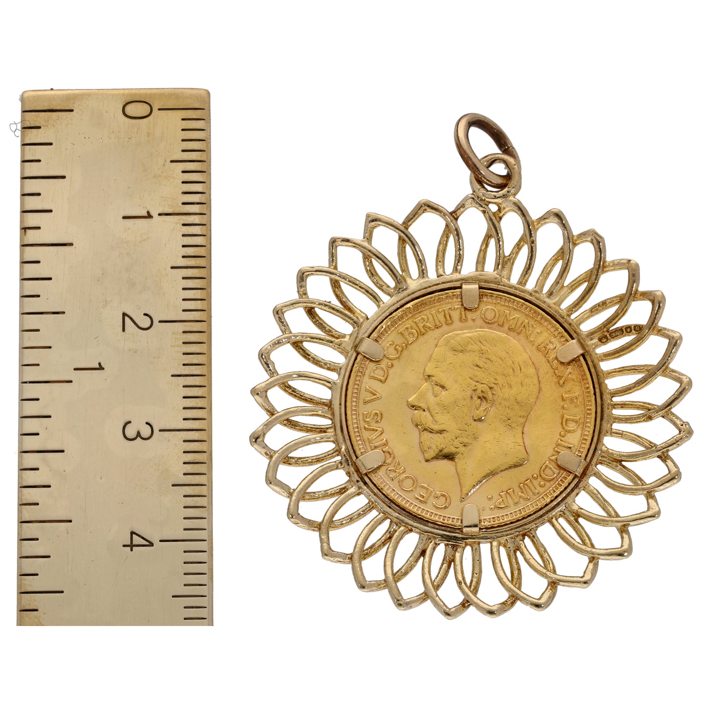 9ct Gold Coin Pendant