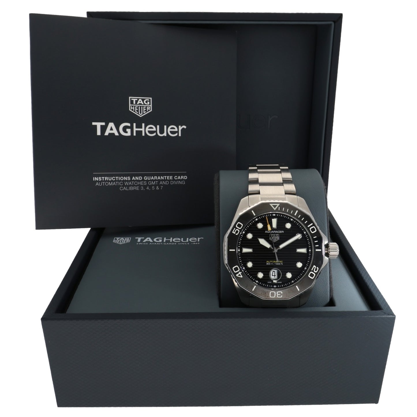 Tag Heuer Aquaracer WBP201A-0 43mm Stainless Steel Watch (Ex-Display)