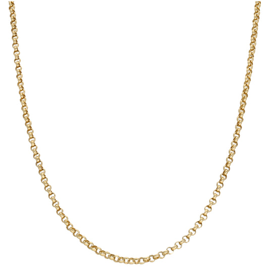 9ct Gold Belcher Chain 22"