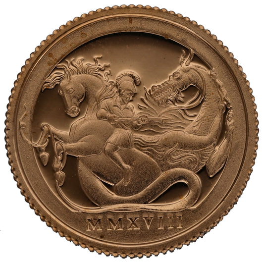 22ct Gold Queen Elizabeth II Quarter Sovereign Coin 2018