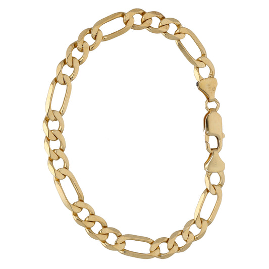 9ct Gold Figaro Bracelet