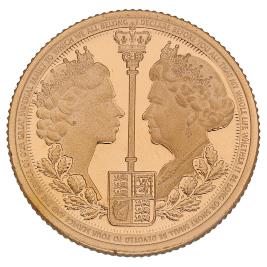 22ct Gold Queen Elizabeth II Full Sovereign Coin 2022