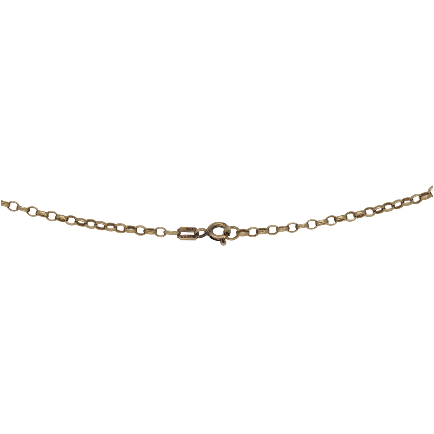 9ct Gold Belcher Chain 18"