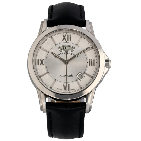 Maurice Lacroix Pontos Day Date PT6058 40mm Stainless Steel Watch