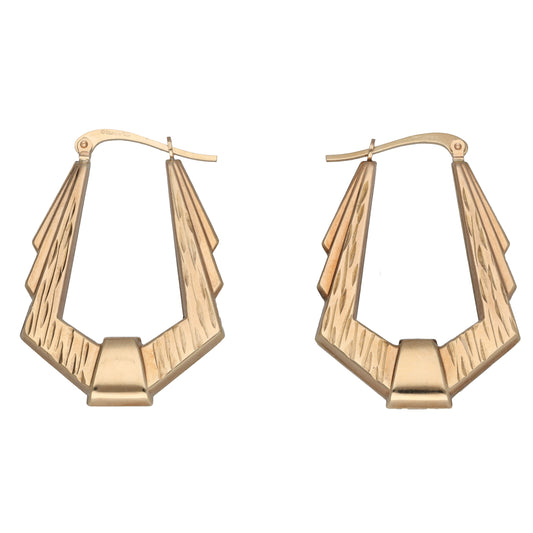 9ct Gold Creole Earrings