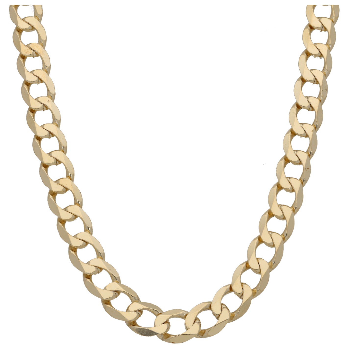 9ct Gold Curb Chain 22"