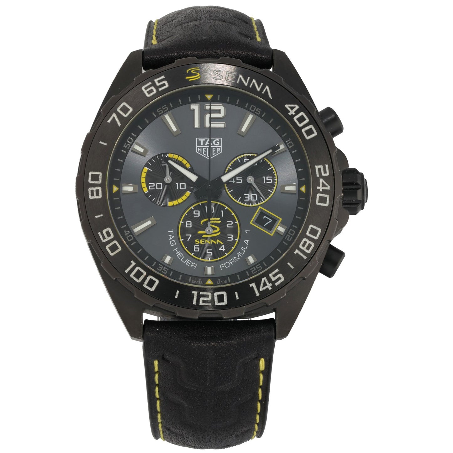 Tag Heuer Formula 1 Senna CAZ101AJ 43mm DLC Stainless Steel Watch