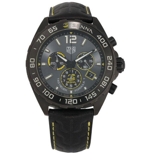 Tag Heuer Formula 1 Senna CAZ101AJ 43mm DLC Stainless Steel Watch