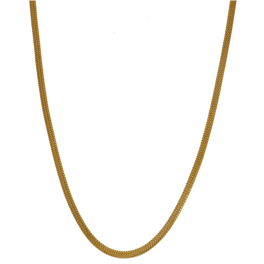 22ct Gold Box Chain 22"
