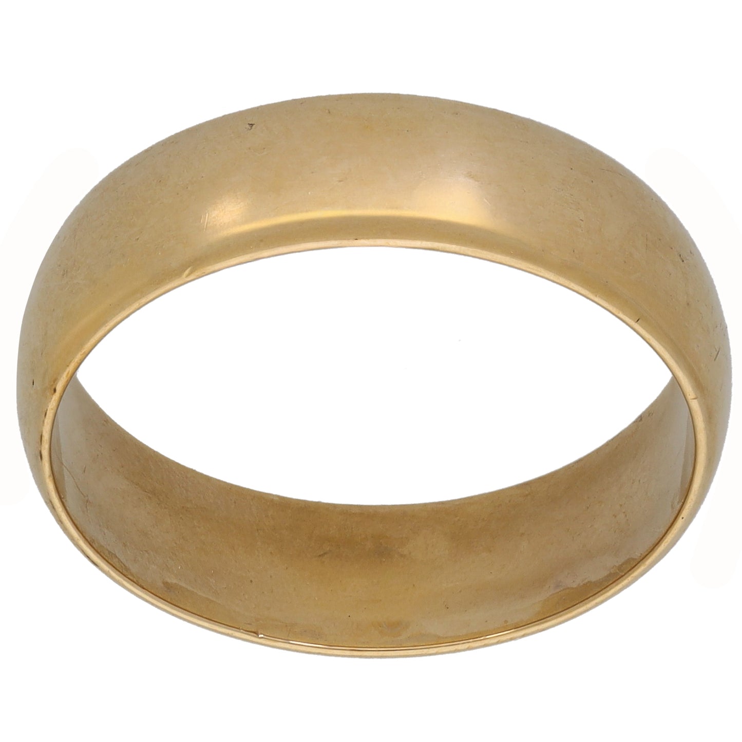 9ct Gold Plain Wedding Ring Size R