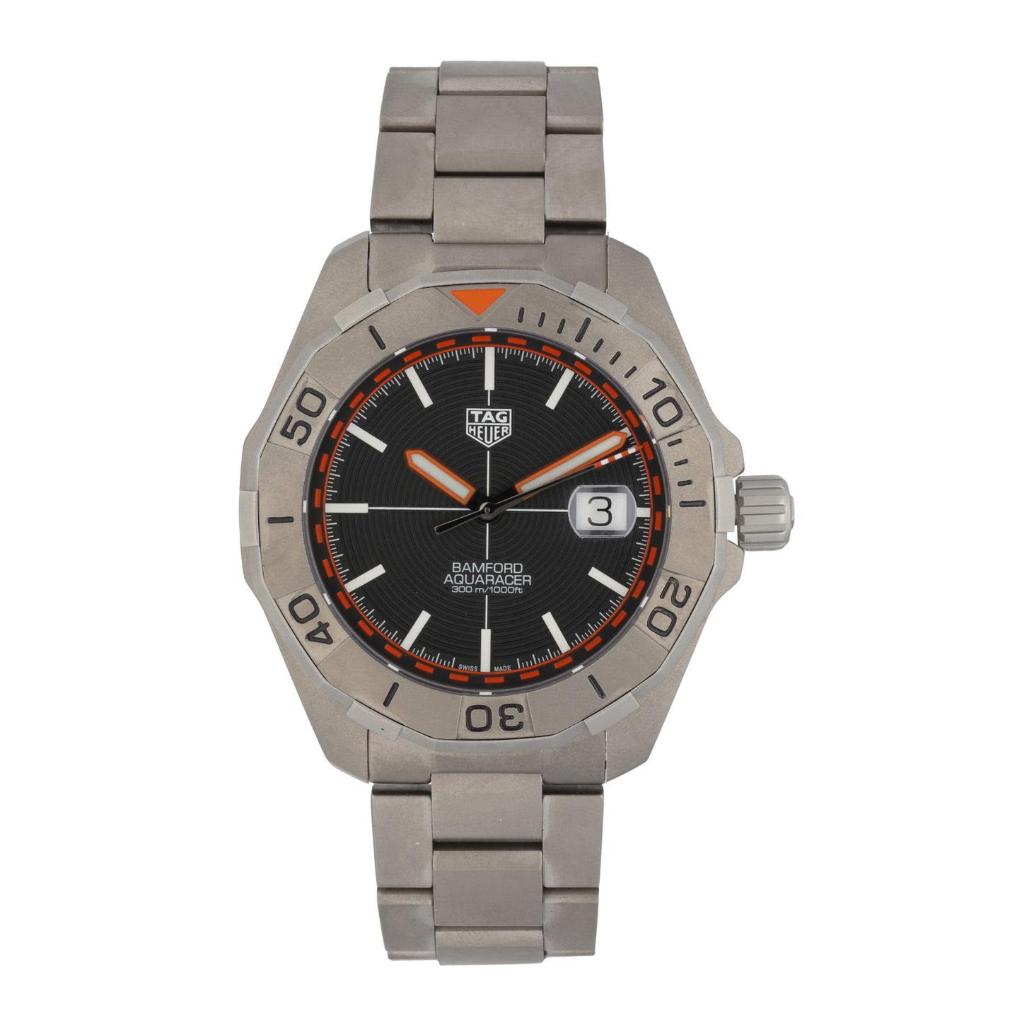 Tag Heuer Aquaracer WAY208F 43mm Titanium Watch