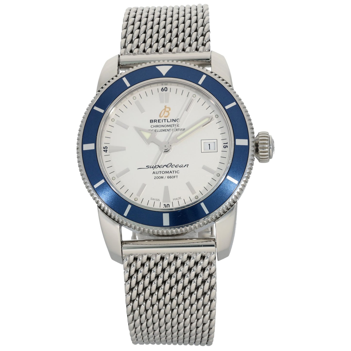 Breitling Superocean A17321 42mm Stainless Steel Watch