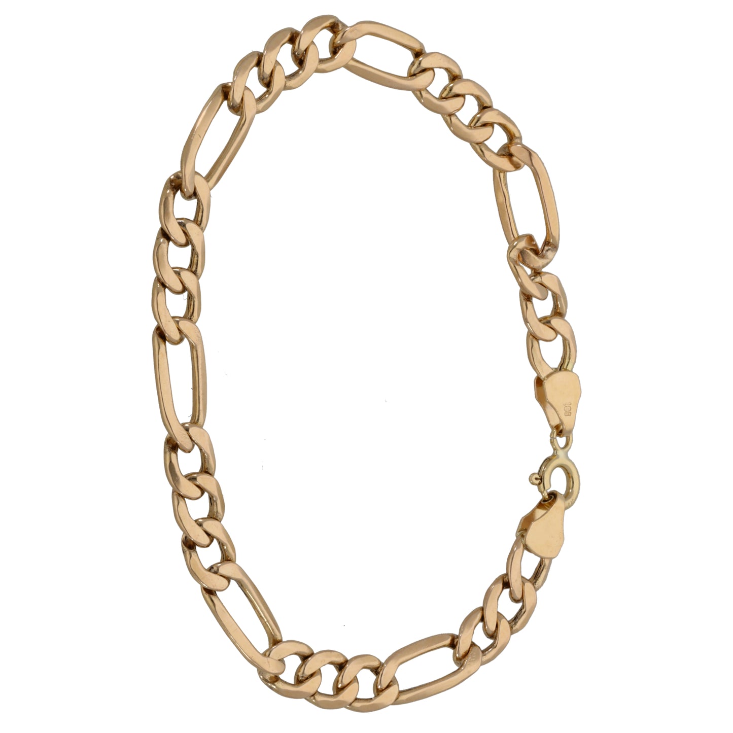 9ct Gold Figaro Bracelet