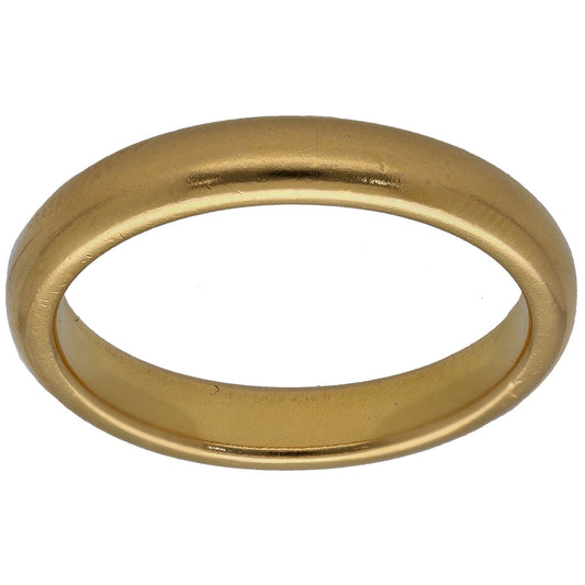 22ct Gold Plain Wedding Ring Size P