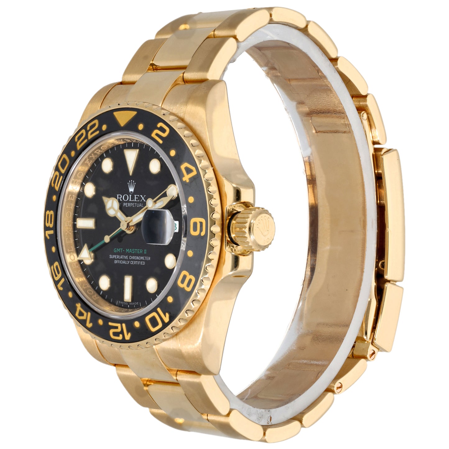 Rolex GMT Master II 116718 LN 40mm Gold Watch