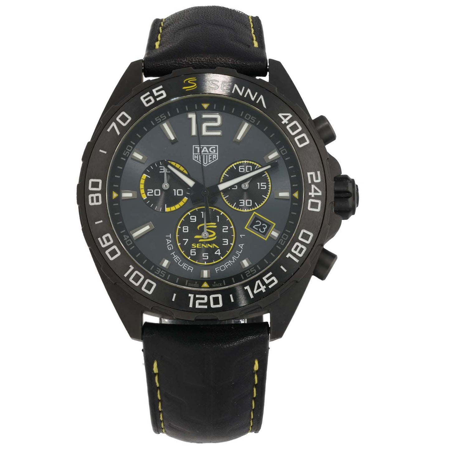Tag Heuer Formula 1 Senna CAZ101AJ 43mm DLC Stainless Steel Watch