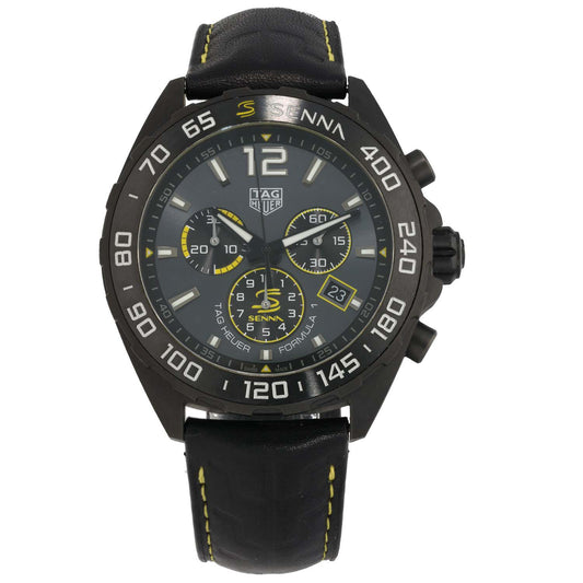 Tag Heuer Formula 1 Senna CAZ101AJ 43mm DLC Stainless Steel Watch