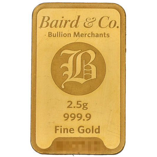 24ct 2.5g Gold Bar