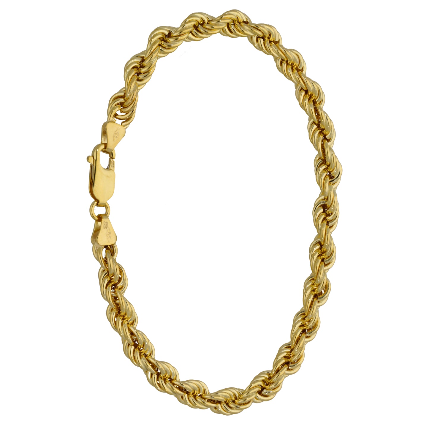 New 9ct Gold Rope Bracelet