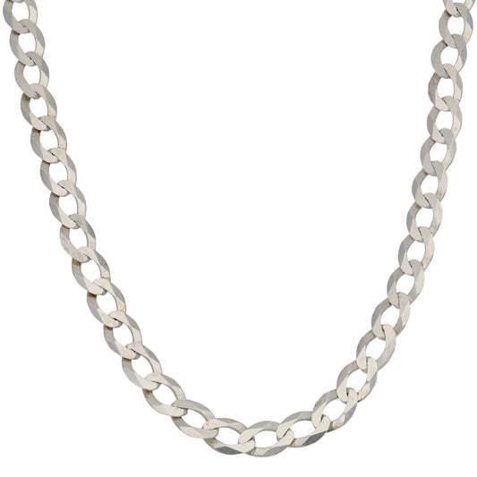 Sterling Silver Curb Chain 20"