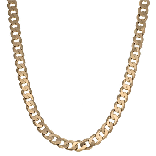 9ct Gold Curb Chain 20"