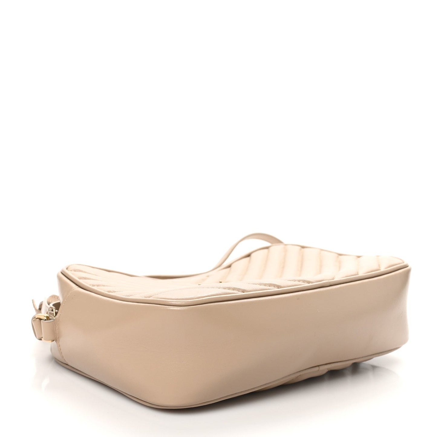 Yves Saint Laurent Lou Camera Calfskin Leather Bag - Dark Latte