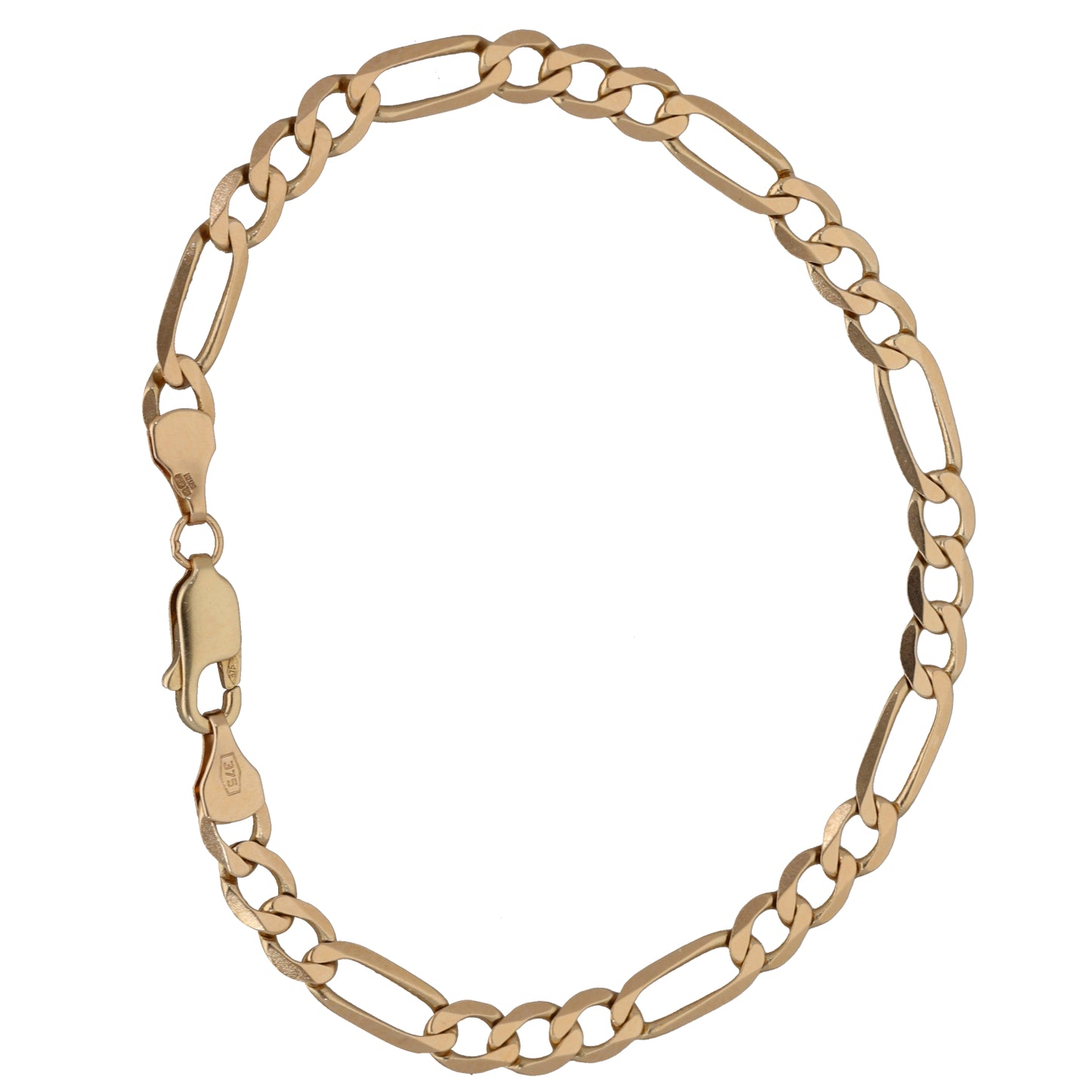 9ct Gold Figaro Bracelet