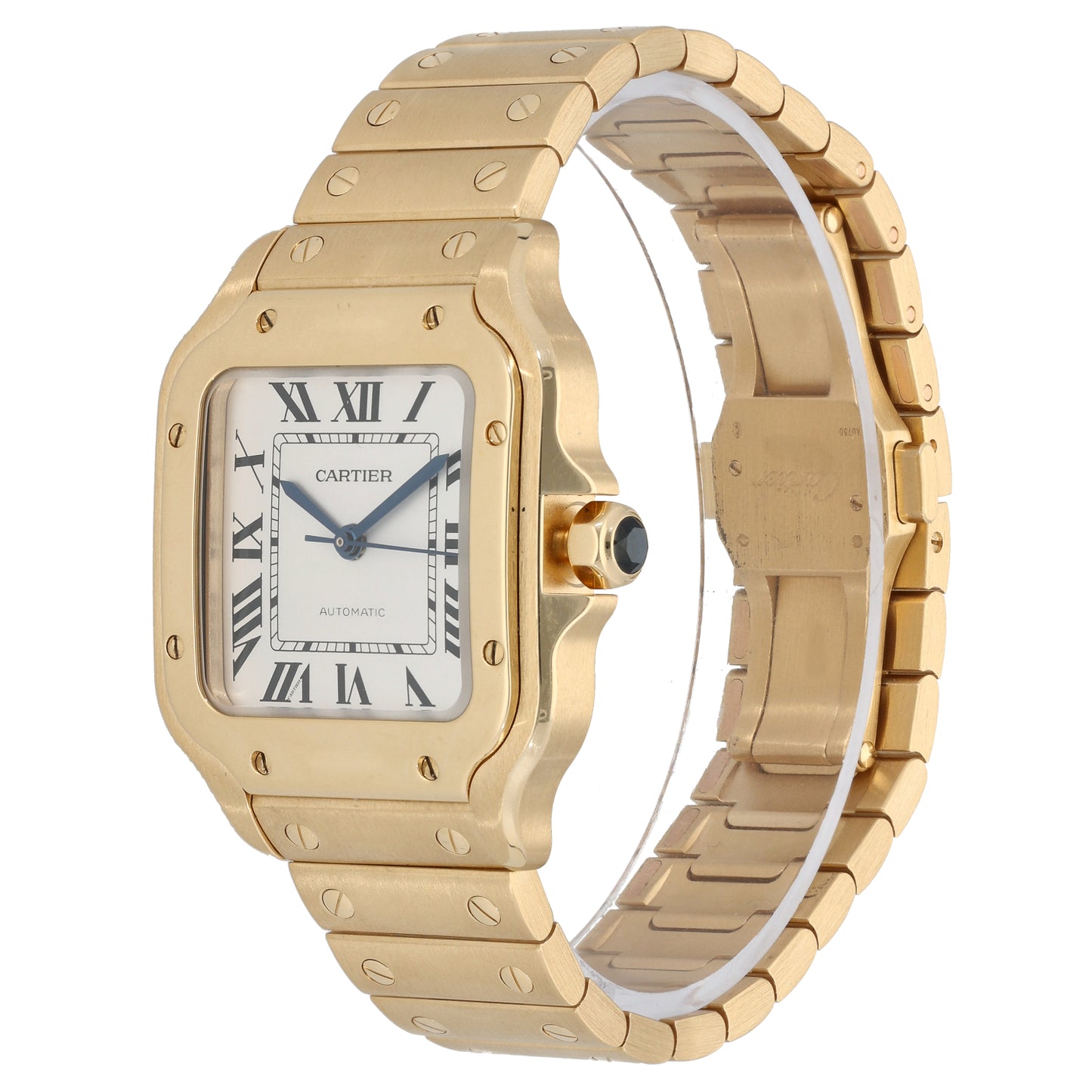 Cartier Santos 4073 35mm Gold Watch