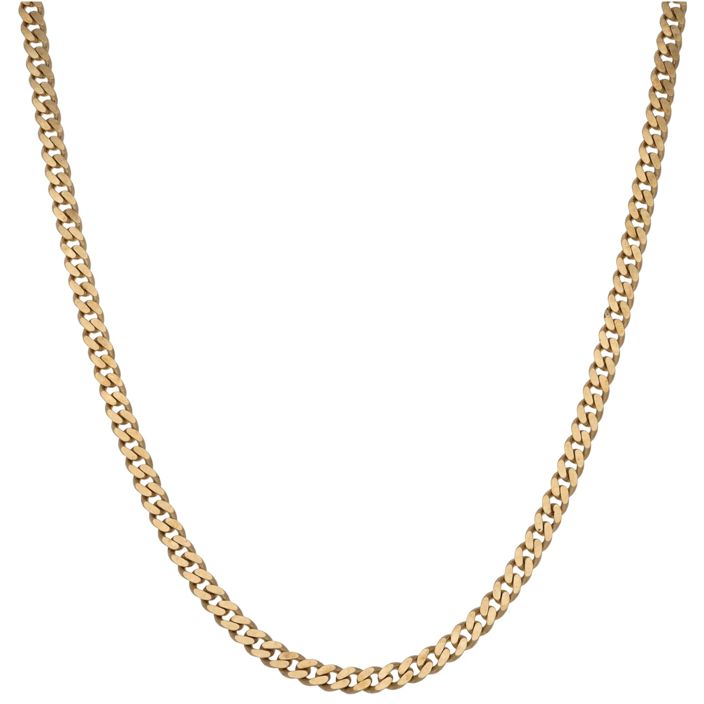9ct Gold Curb Chain 20"
