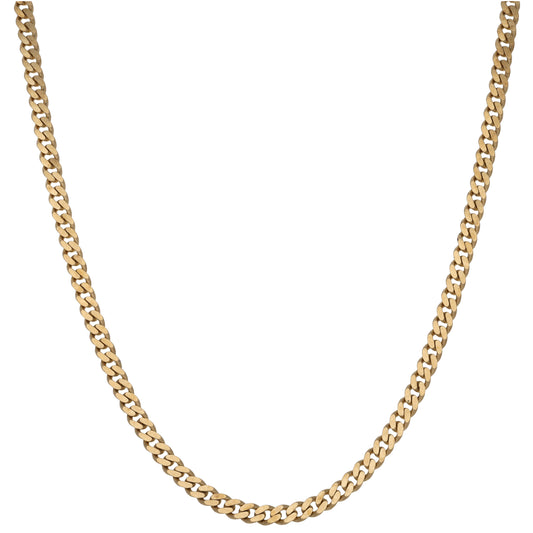 9ct Gold Curb Chain 20"