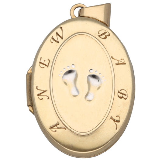9ct Gold Family Locket Pendant