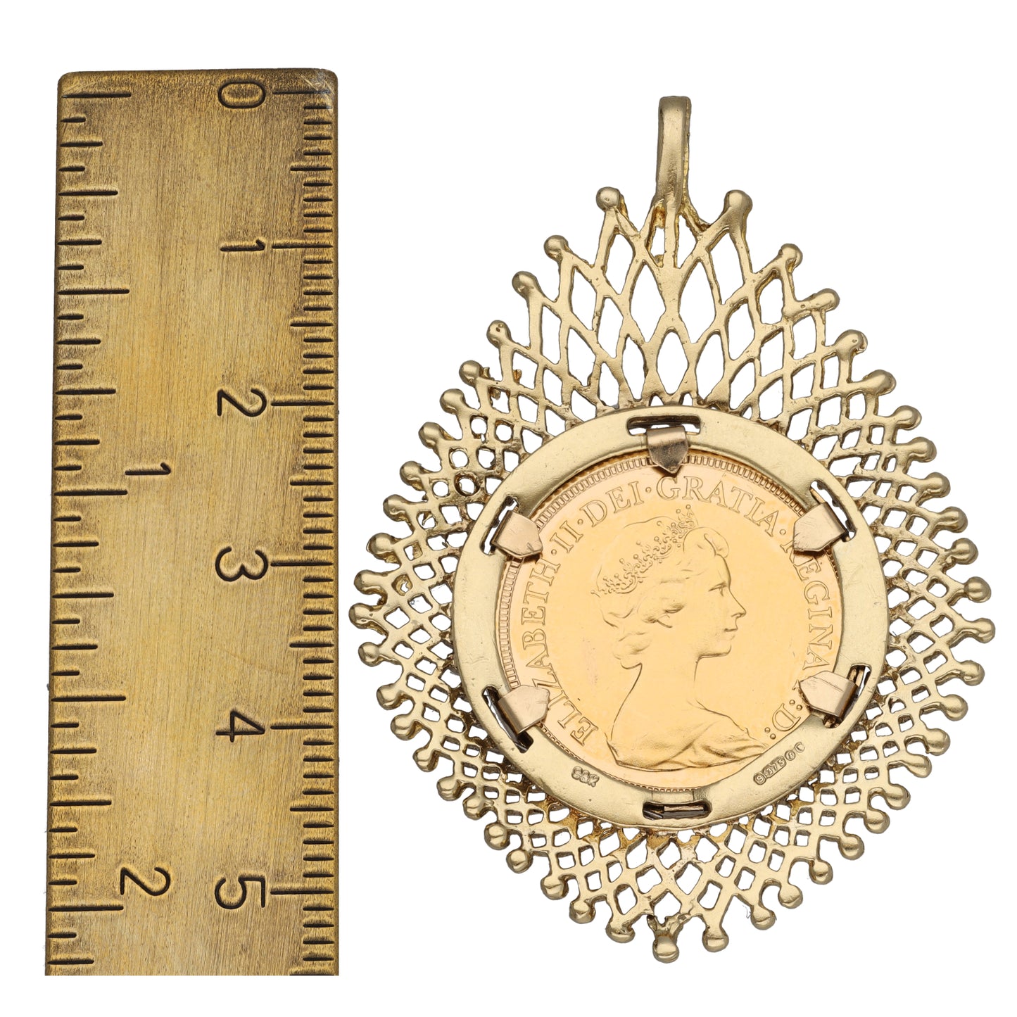 9ct Gold Coin Pendant