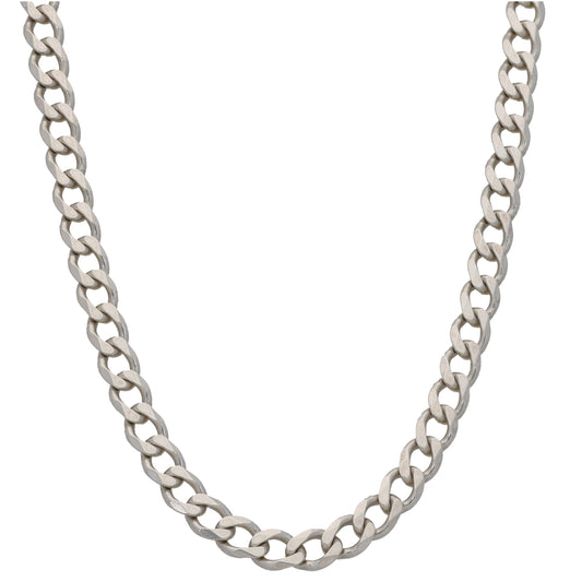 Sterling Silver Curb Chain 20"