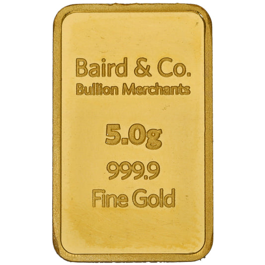 24ct 5g Gold Bar