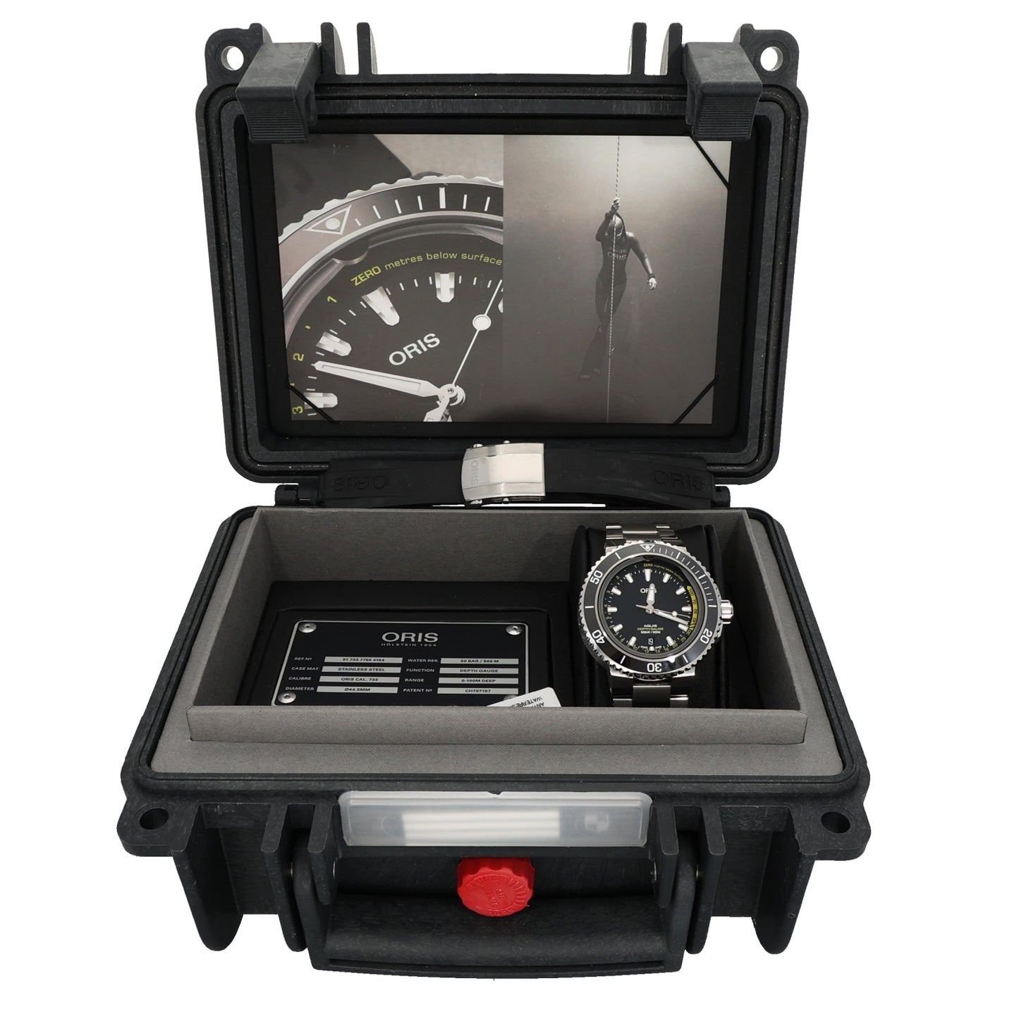 Oris Aquis Depth Gauge 7755 43mm Stainless Steel Watch