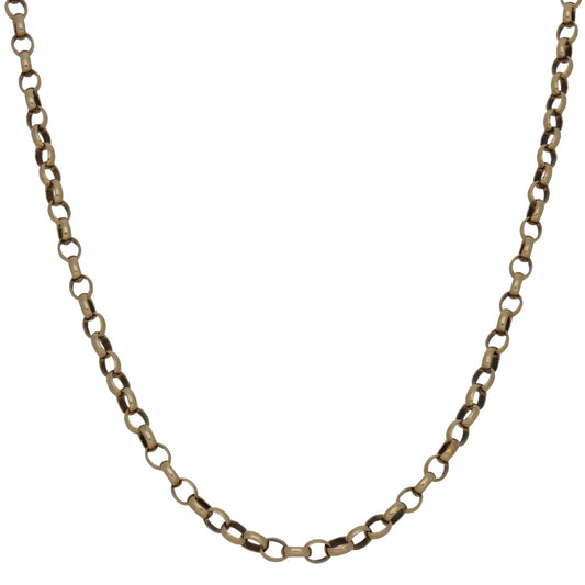 9ct Gold Belcher Chain 16"