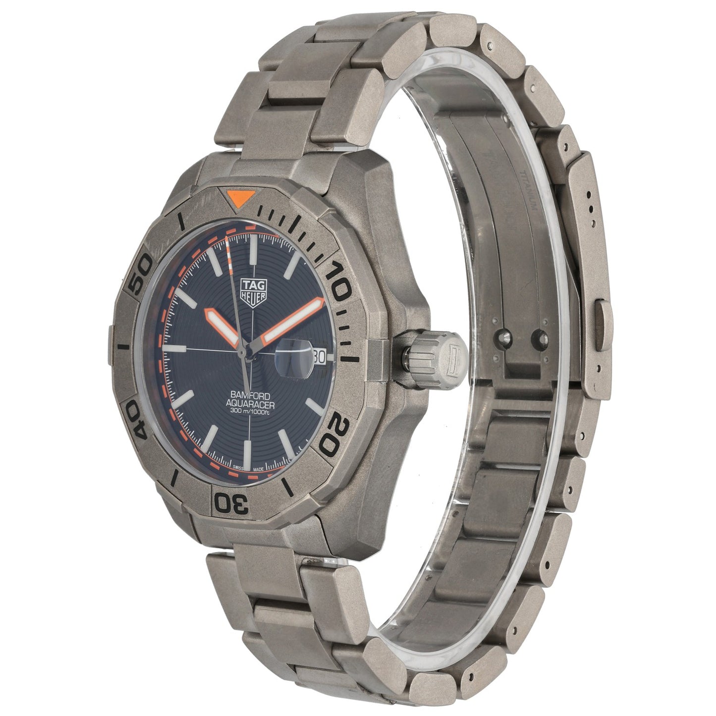 Tag Heuer Aquaracer Bamford Limited Edition WAY208F 43mm Titanium Watch