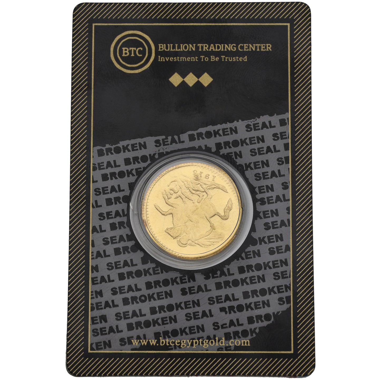 22ct Gold King George V Full Sovereign Coin 1915