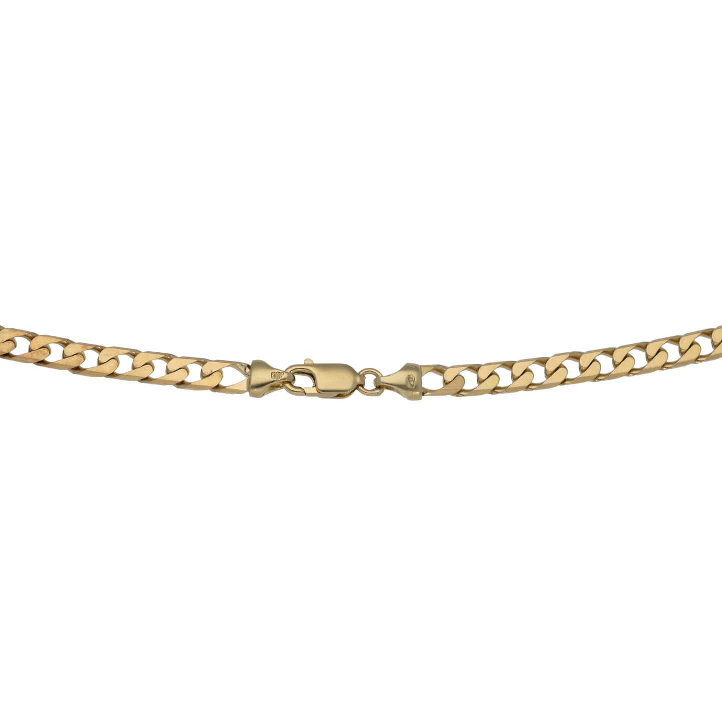 9ct Gold Curb Chain 22"