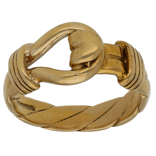 9ct Gold Alternative Ring Size O