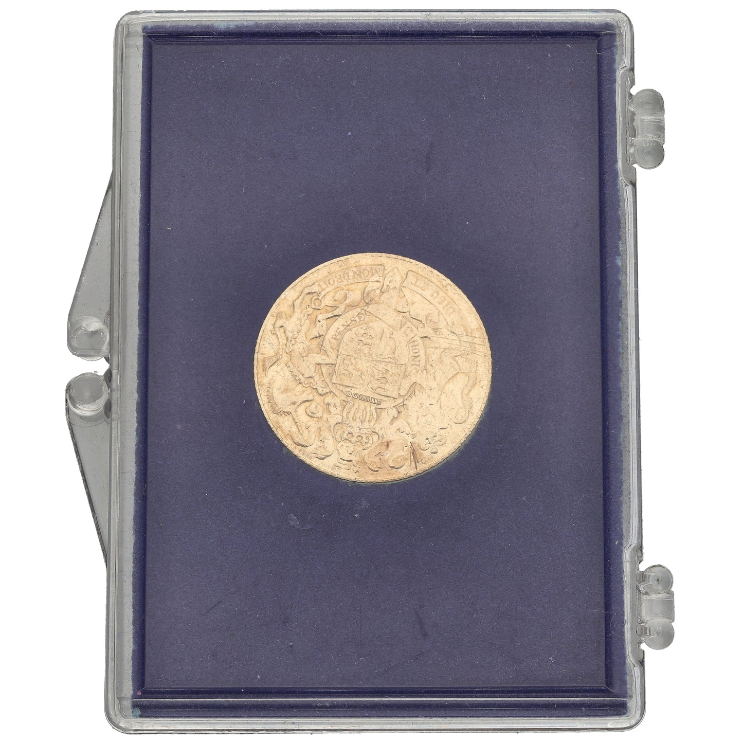 9ct Gold Queen Elizabeth II Silver Jubilee Commemorative Medal