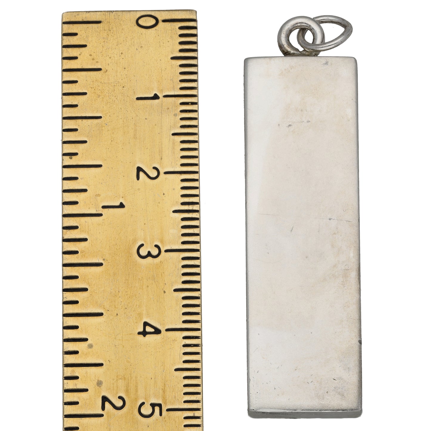 Sterling Silver Ingot Pendant